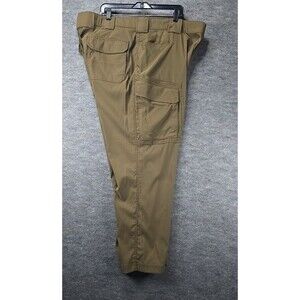 Duluth Trading Pants Mens 44x30 Brown Flex Dry On The Fly Relaxed Fit Hiking